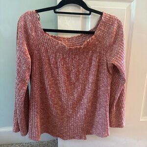 Ribbed Off-Shoulder Top